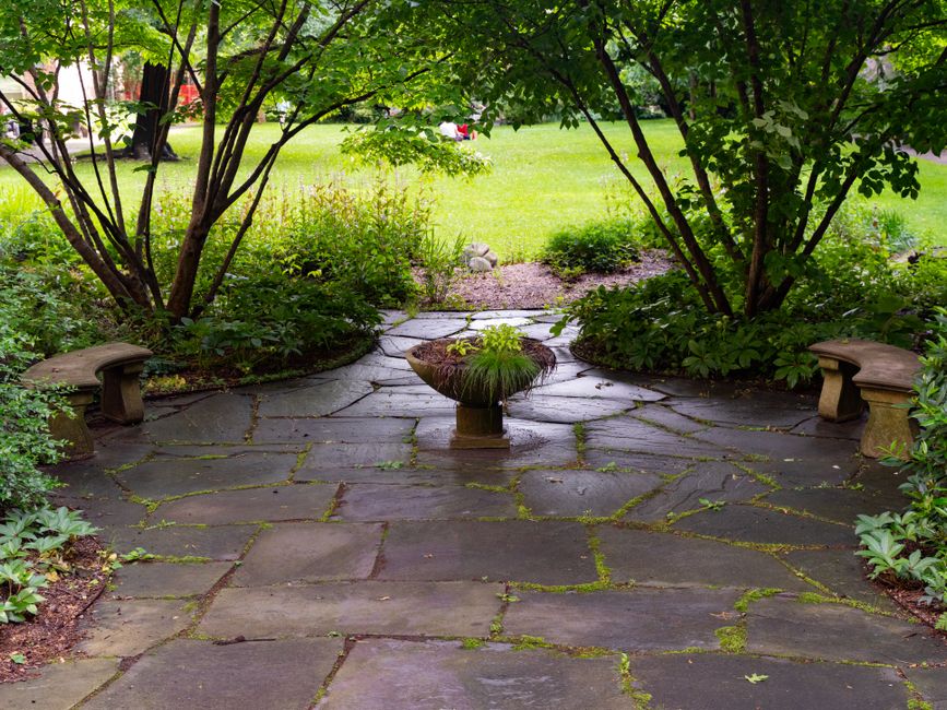 Custom garden design and landscape installation